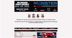 Desktop Screenshot of monsterfactoryparts.com